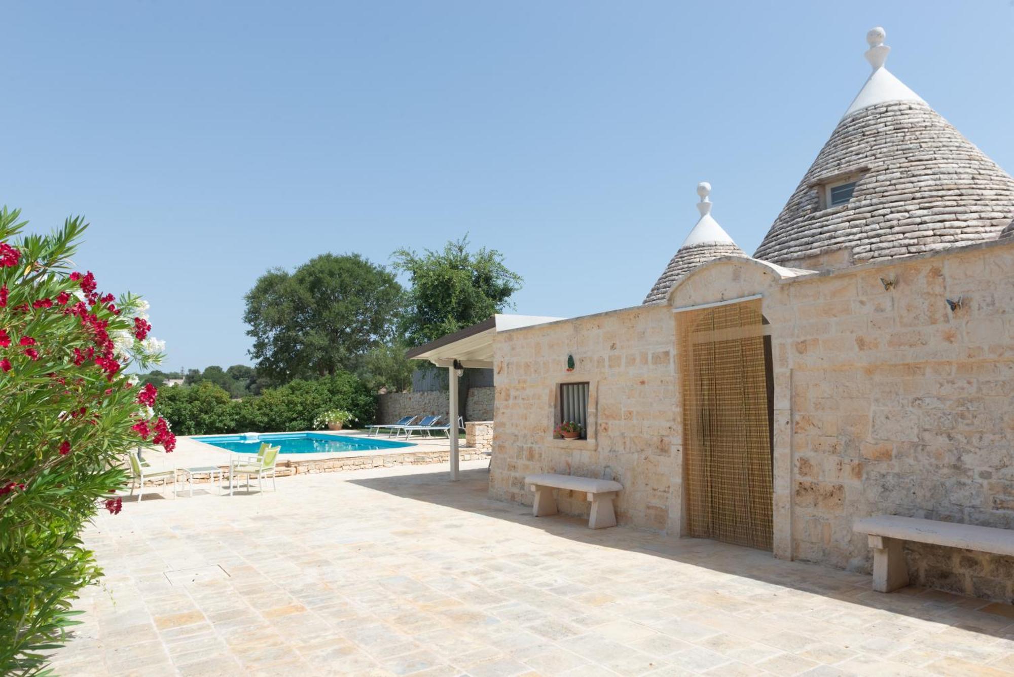 Вилла Trullo Filippo With Exclusive Pool Чистернино Экстерьер фото