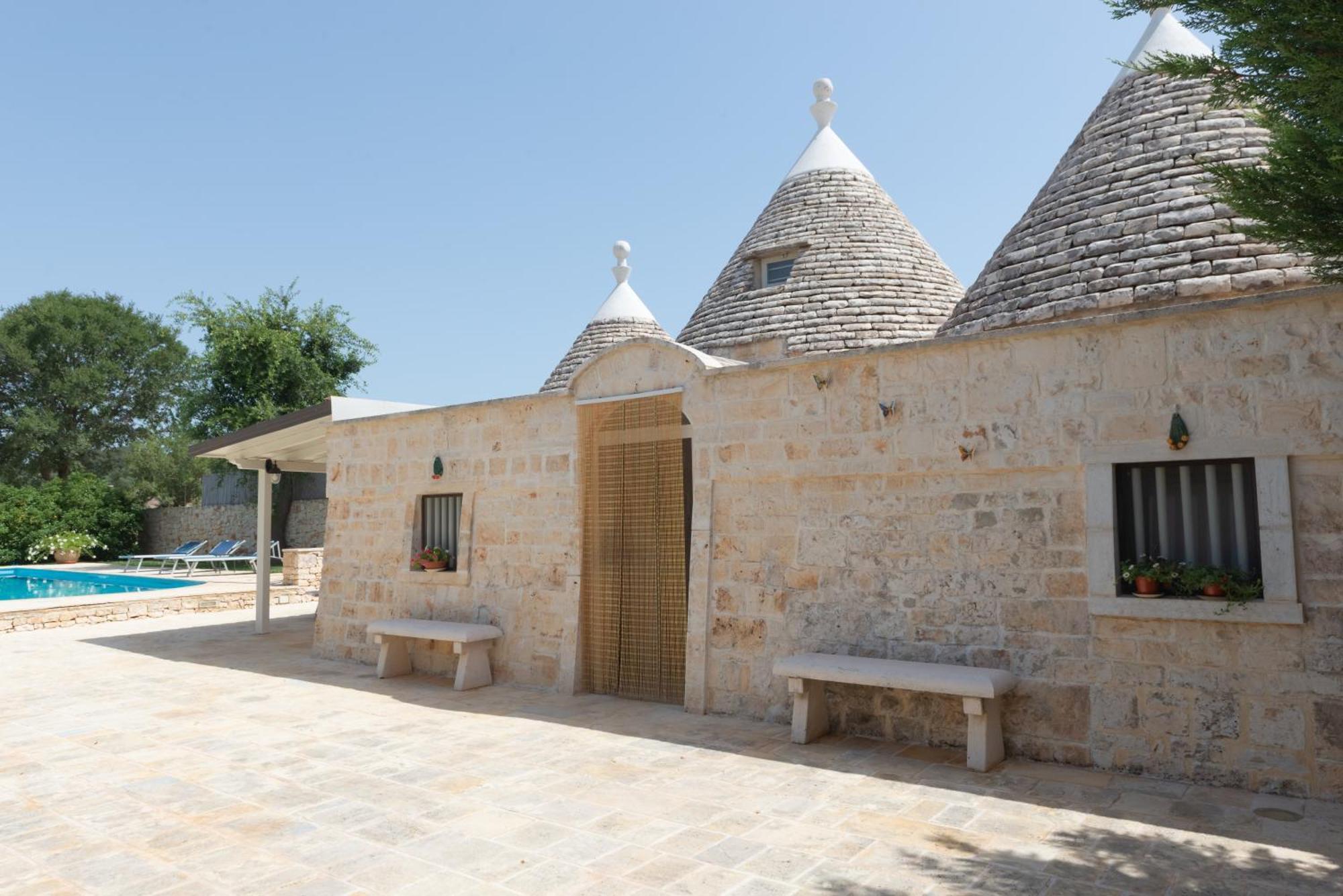 Вилла Trullo Filippo With Exclusive Pool Чистернино Экстерьер фото